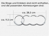 Schwarz Kühlergrill Grill für Audi A6 S6 C8 S Line mit ACC 2018-2023 fg321